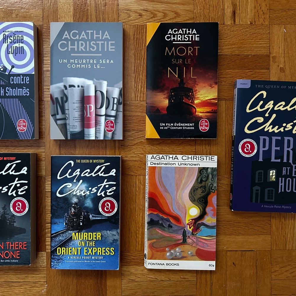 Agatha Christie Mystery Book Collection